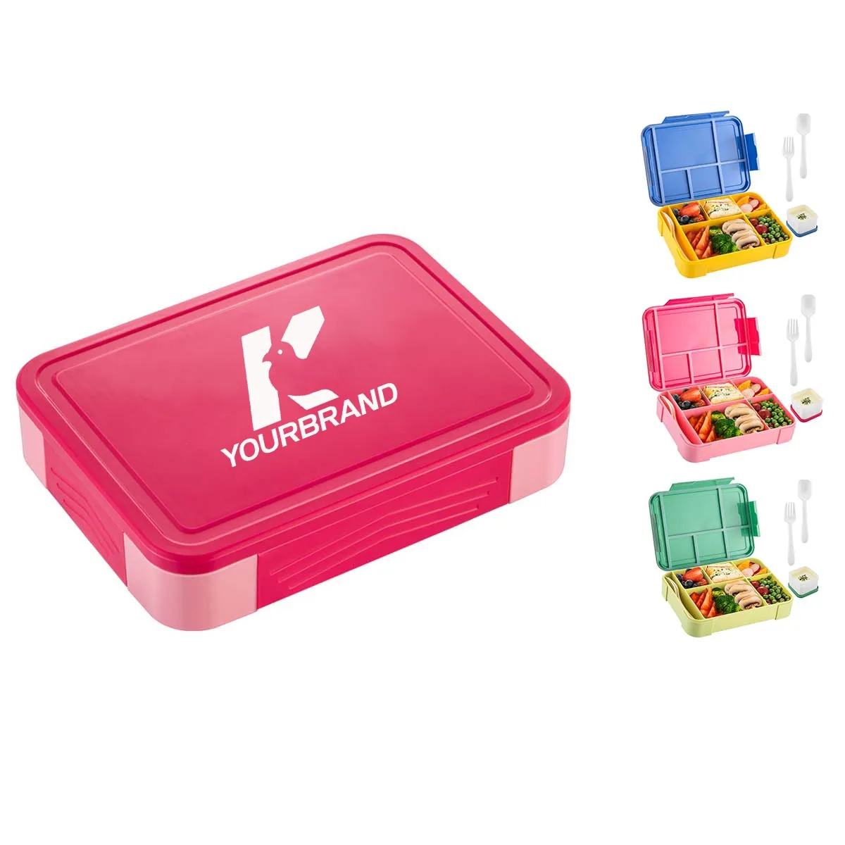 Large Capacity PP Stackable Leak-Proof Lunch Container 2