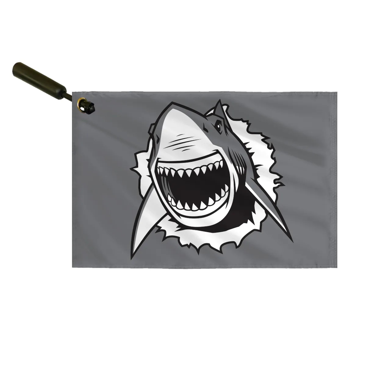 Screen Sublimation 1 Ply Swirler Flag 12" x 18" Nylon 2
