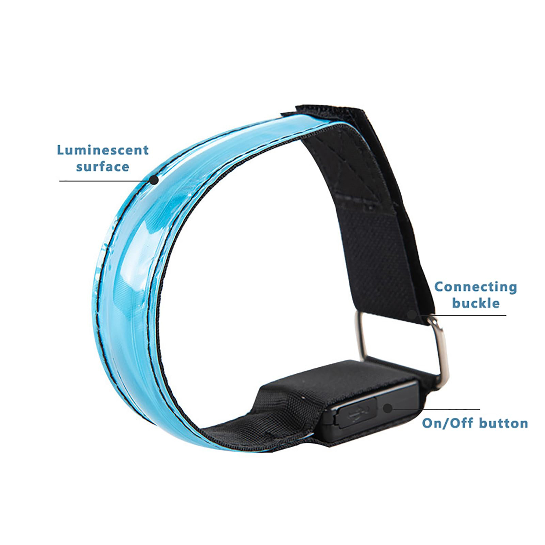 Rechargeable LED Luminous Armband 2