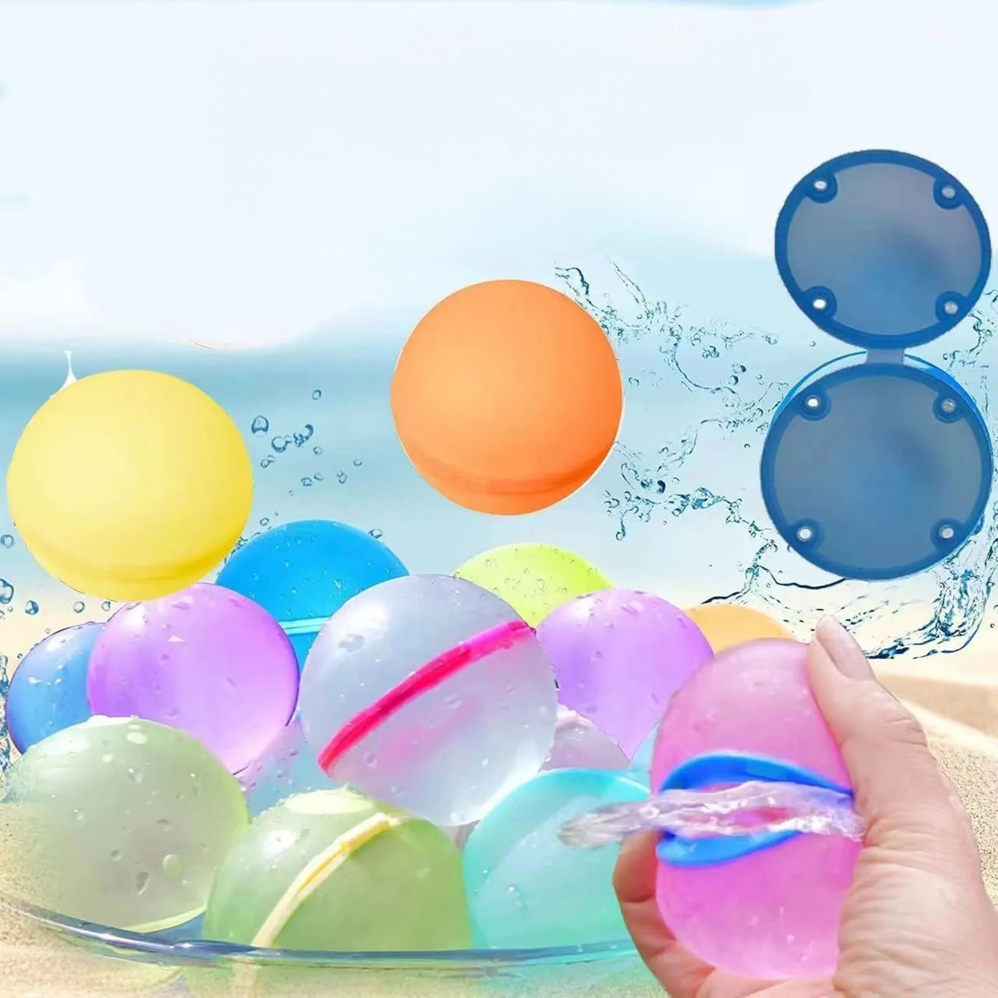 Outdoor Magnetic Reusable Water Balloons 3