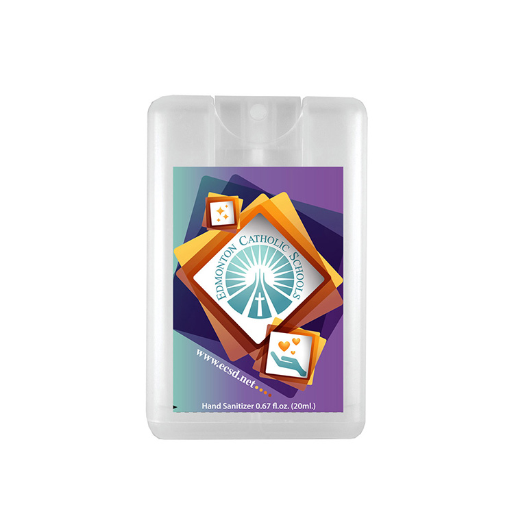 20 ml. Antibacterial Hand Sanitizer Spray in Credit Card Shape Bottle (PhotoImage ® Full Color) 4