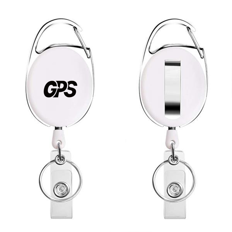 Blank Oval Metal Flat Badge Reel 4