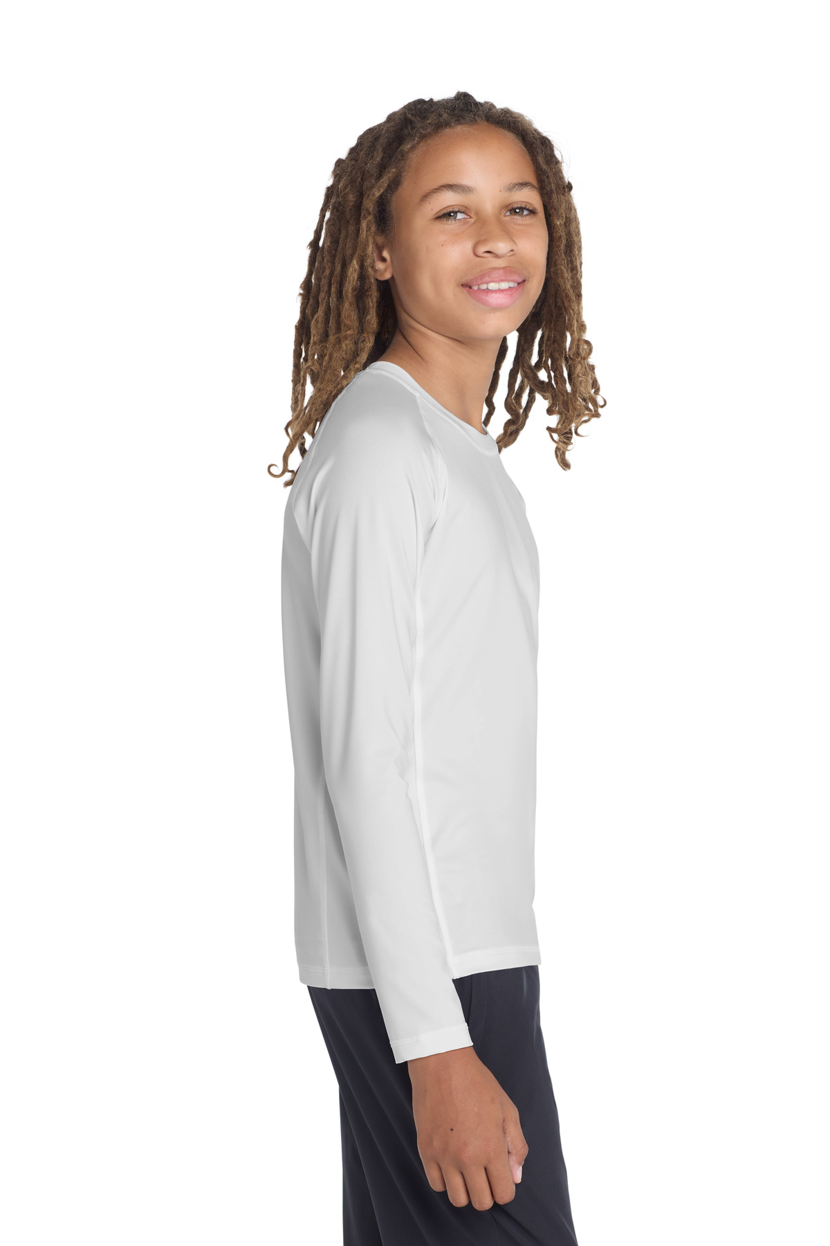 Sport-Tek Youth Long Sleeve Rashguard Tee. YST470LS 22