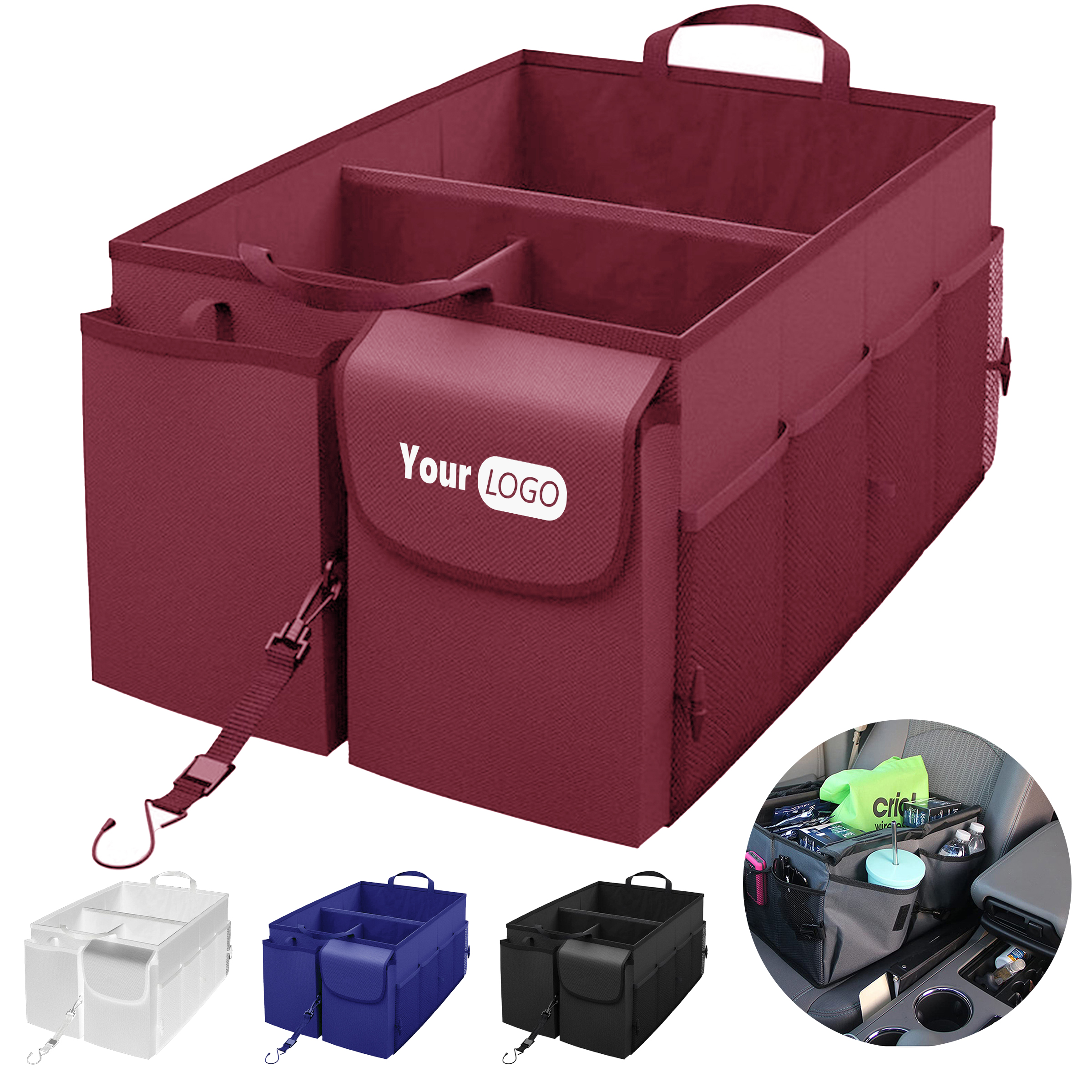 Oxford Efficient Storage Organizer For Car Trunk And Back Seat 1