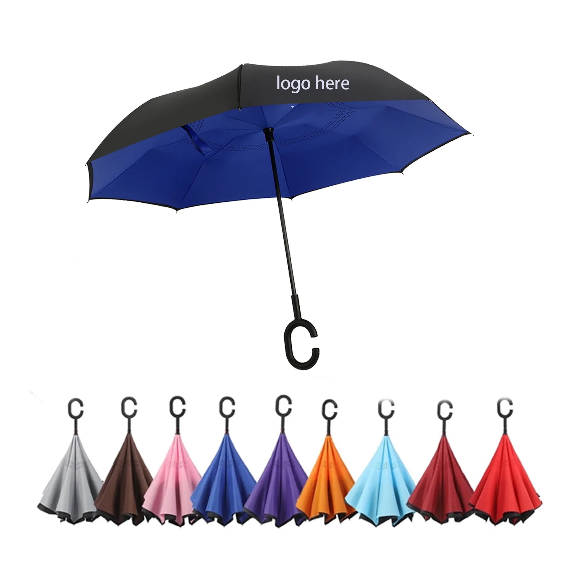 Inverted Reverse Upside Down Umbrella 4