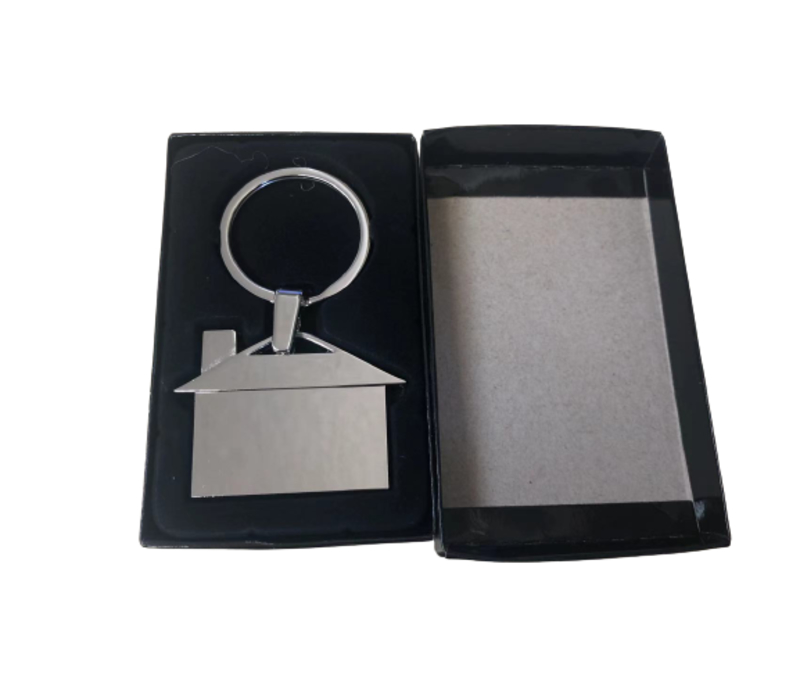 House Shaped Metal Keychain 5