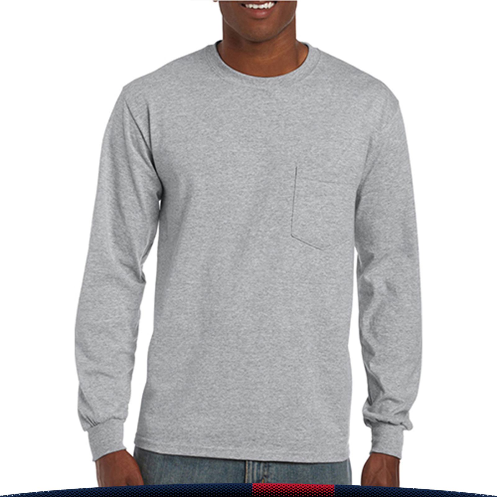 Gildan® 100% Cotton Long Sleeve T-Shirts 2