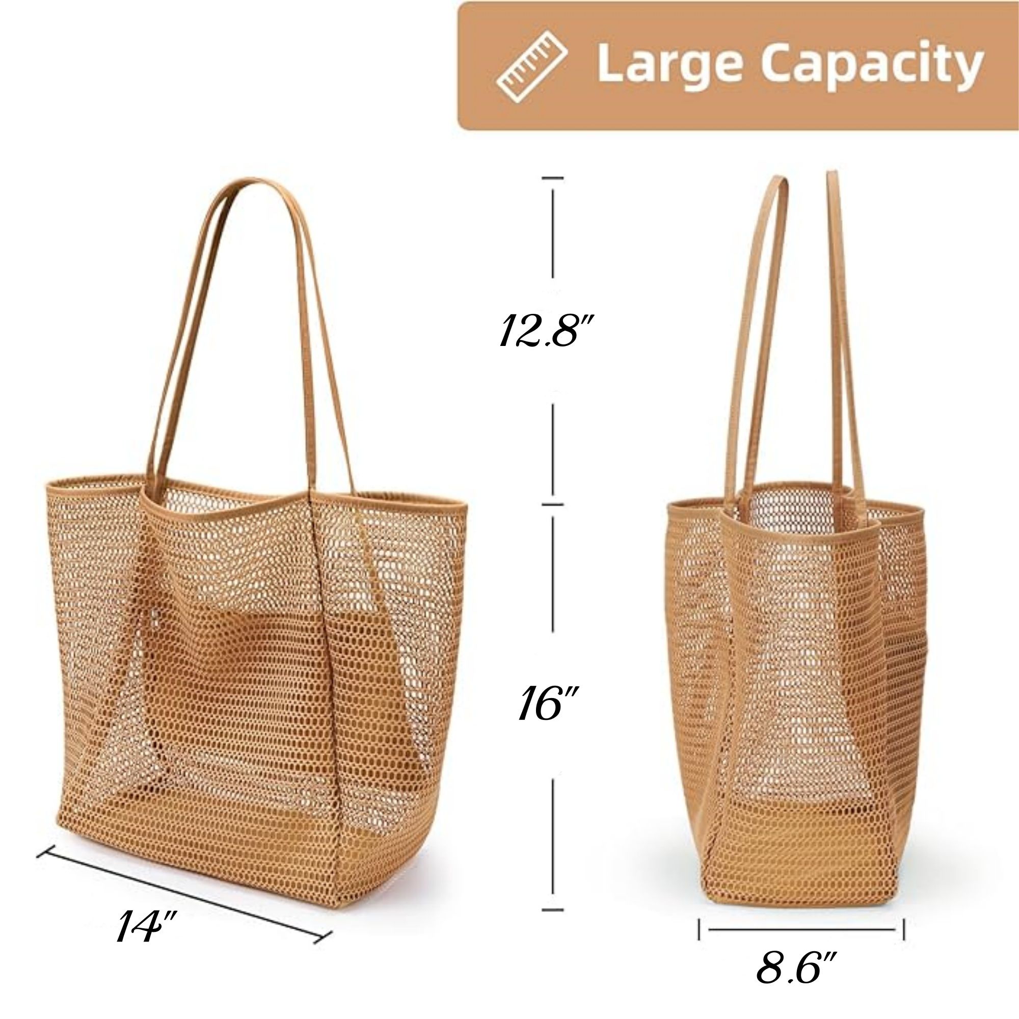 Beach Mesh Tote Bag 4