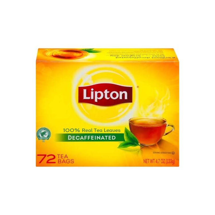 Lipton Black Tea Decaf 72pk