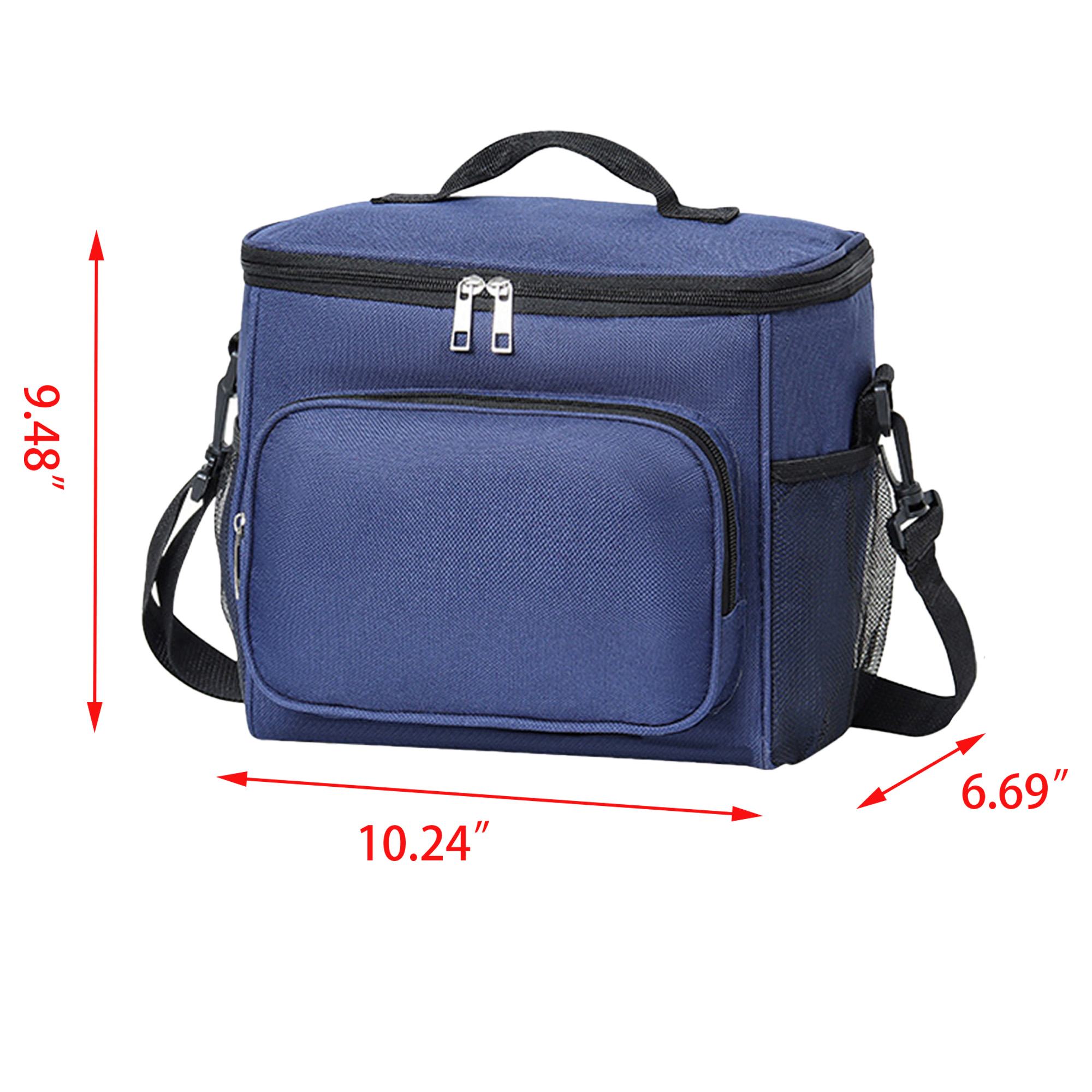 Insulated Cooler Bag With One-shoulder Strap 4