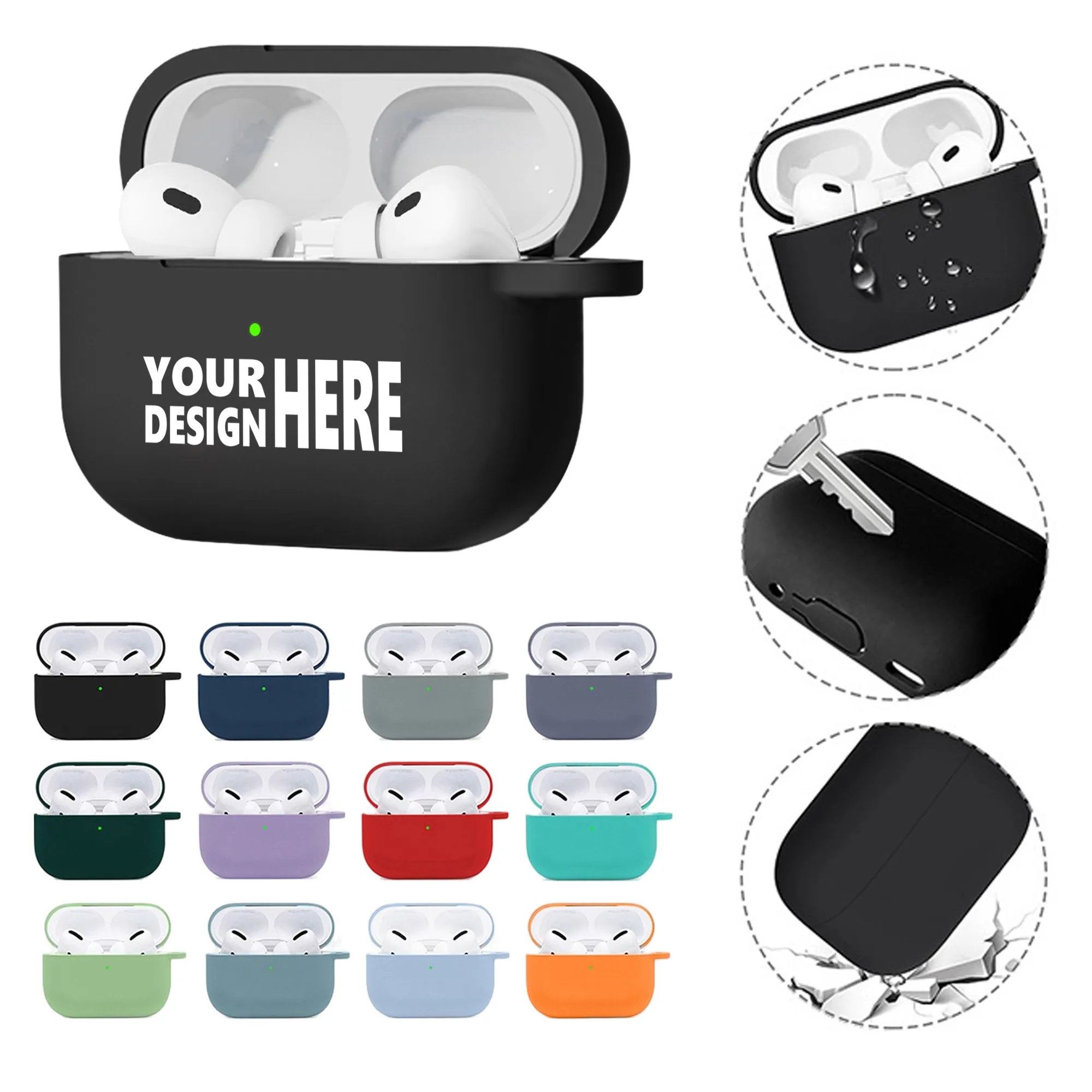 Wireless Earbuds Silicone Case