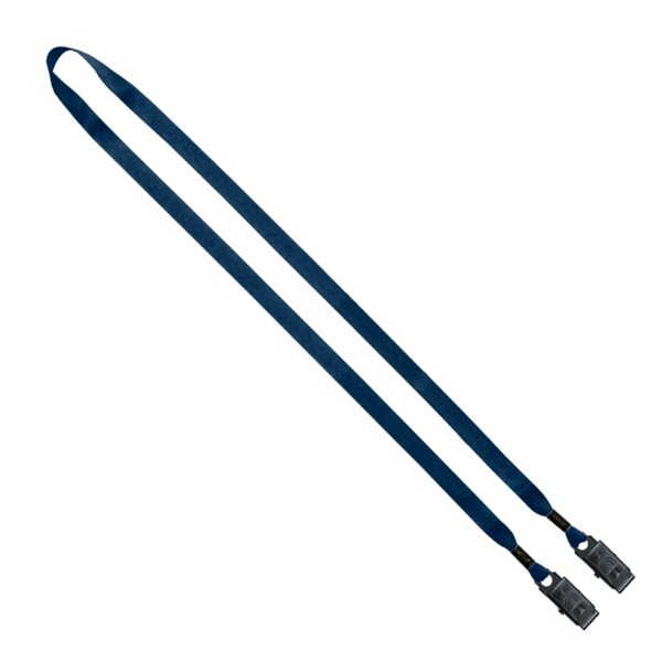 1/2" Polyester Double Bulldog Clip Lanyard 6