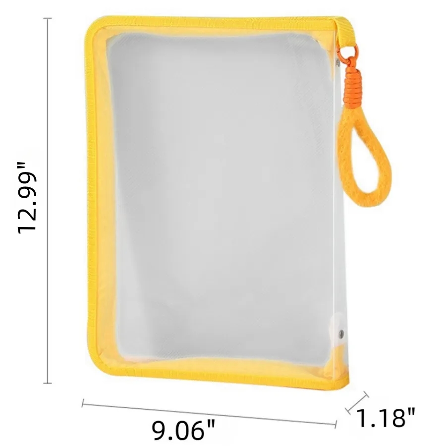 Transparent Zipper File Bags 4
