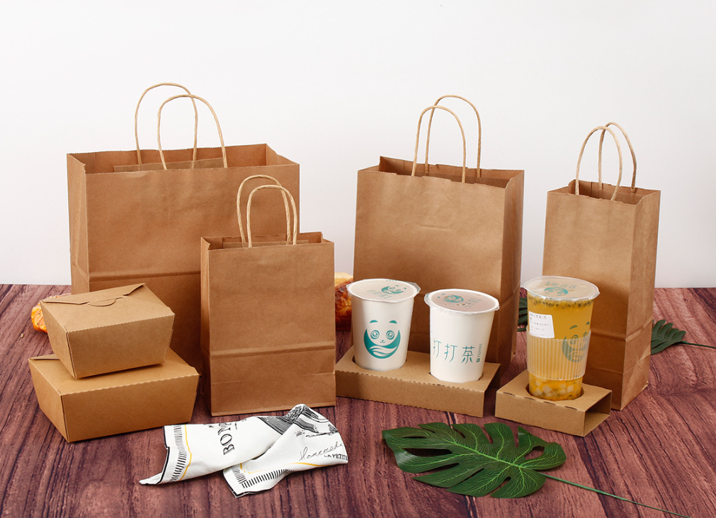 Kraft Paper Bag with Handles 2