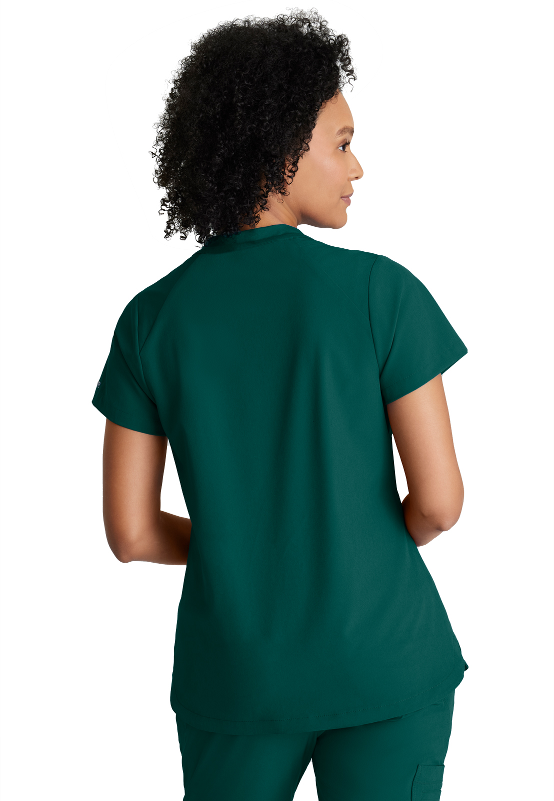 Barco One - Women's Two-Pocket Banded Zip-Collar Flux Scrub Top 26