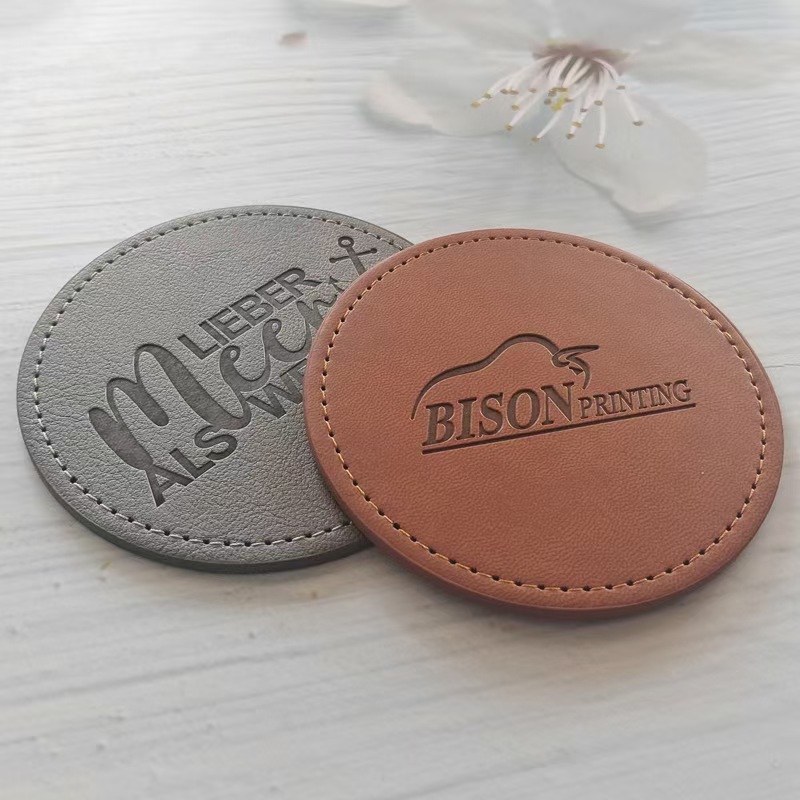 PU Leather Round Coaster 1
