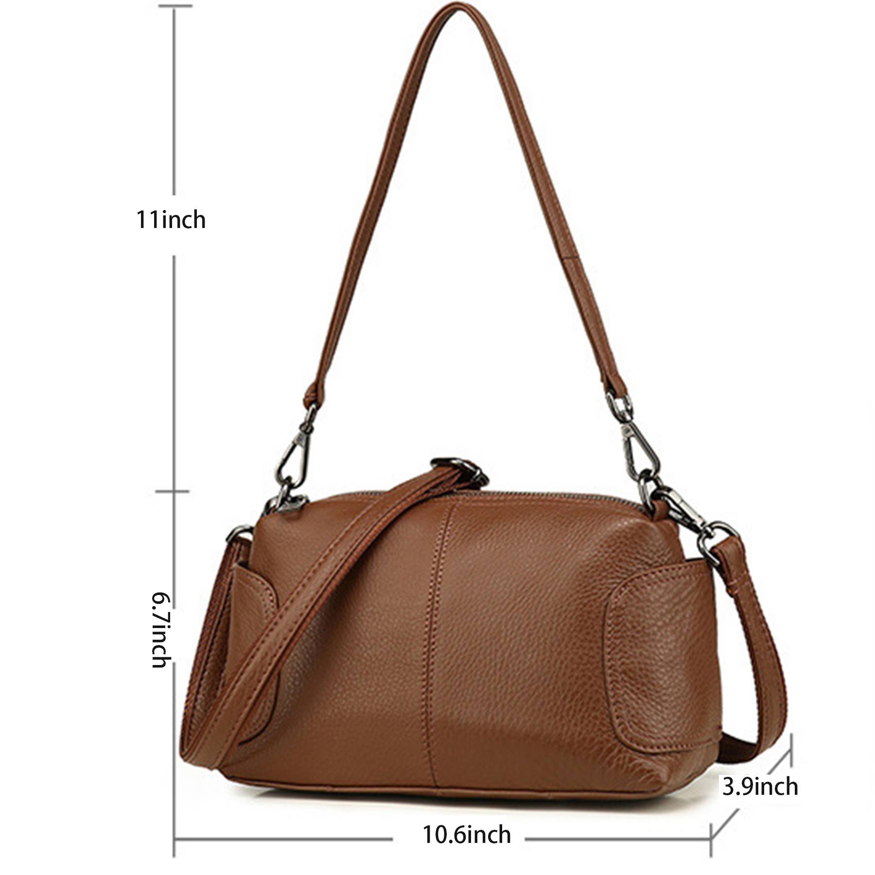 Women's Vintage Genuine Leather Purses and Handbags 6