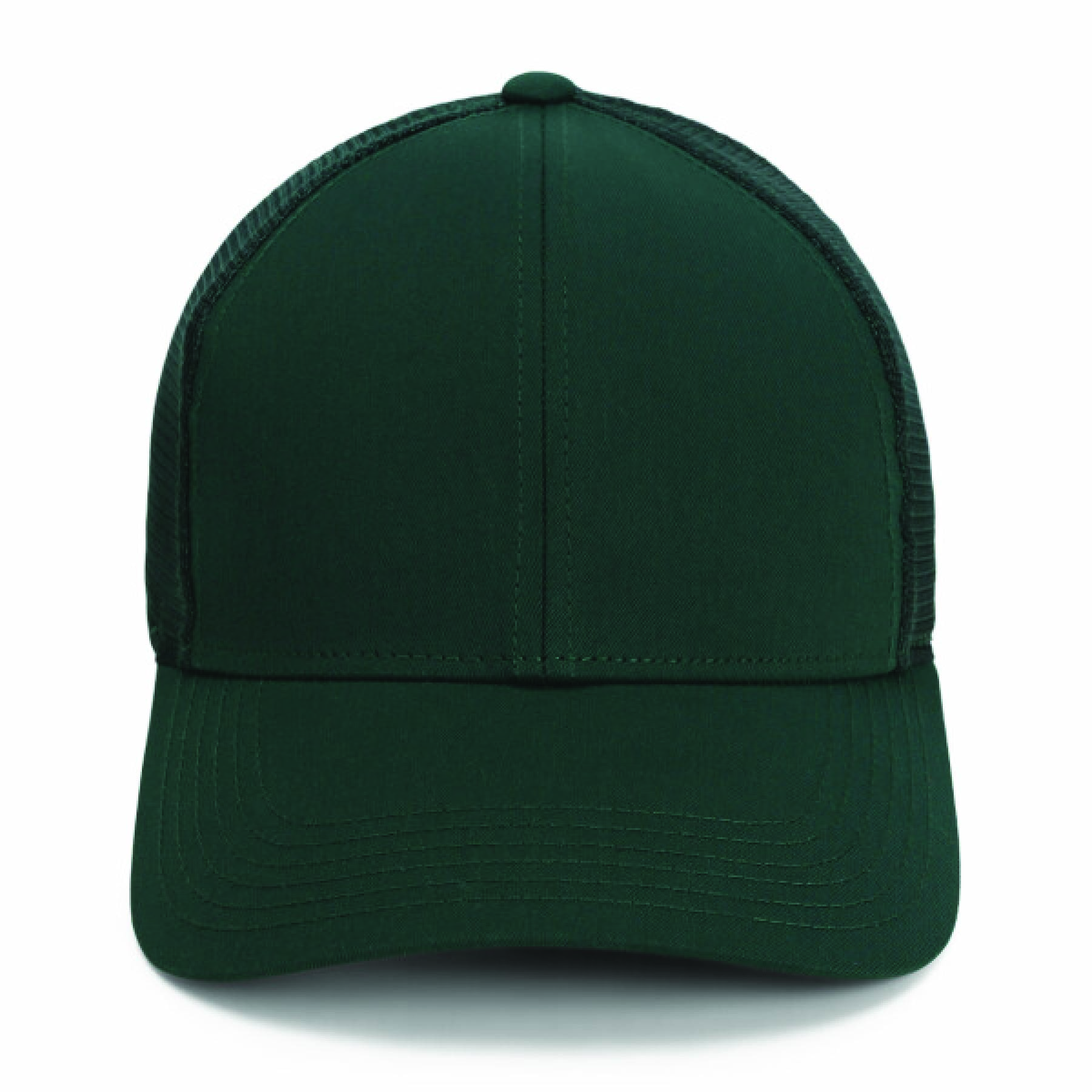 Imperial 1988M 6-Panel The Whitaker Mesh Back Poly Cap w/ Leatherette Patches or Embroidery 3