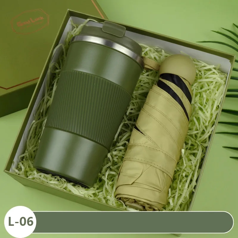 Cup Umbrella Blanket Business Set Gift 40