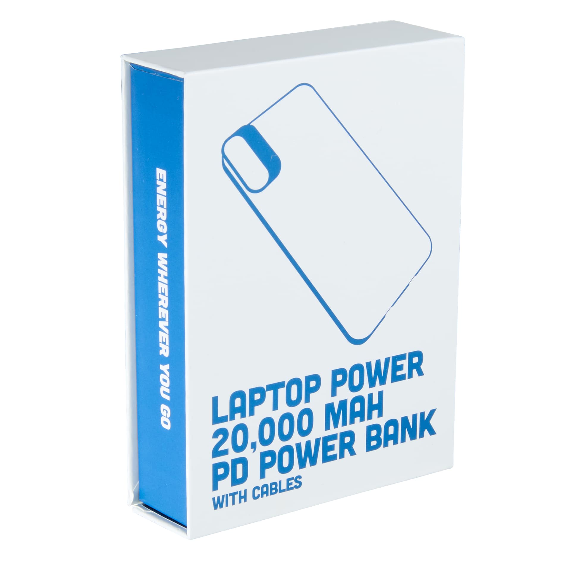 Laptop Power 20,000 mAh PD Power Bank with Cables 8