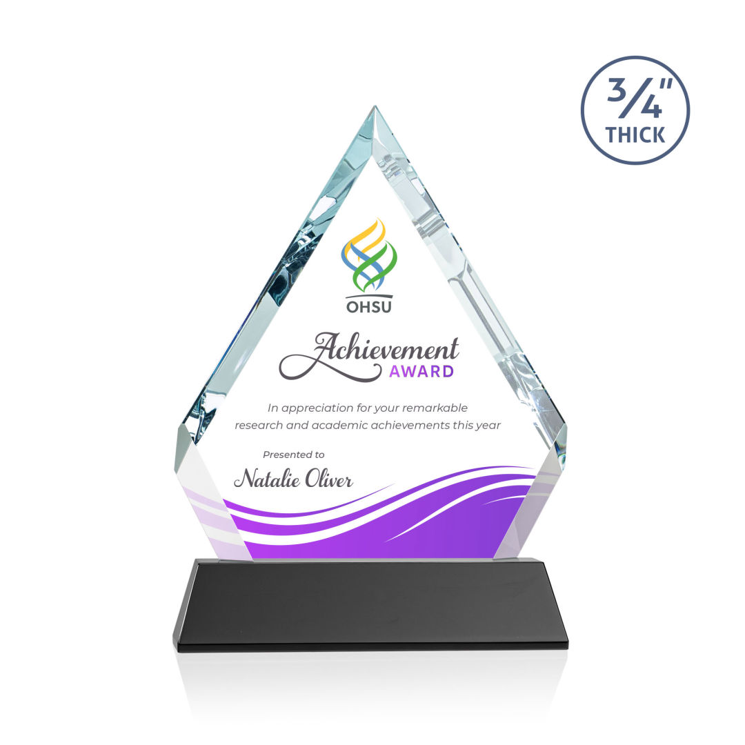 Apex VividPrint™ Award on Newhaven Base - Black 3