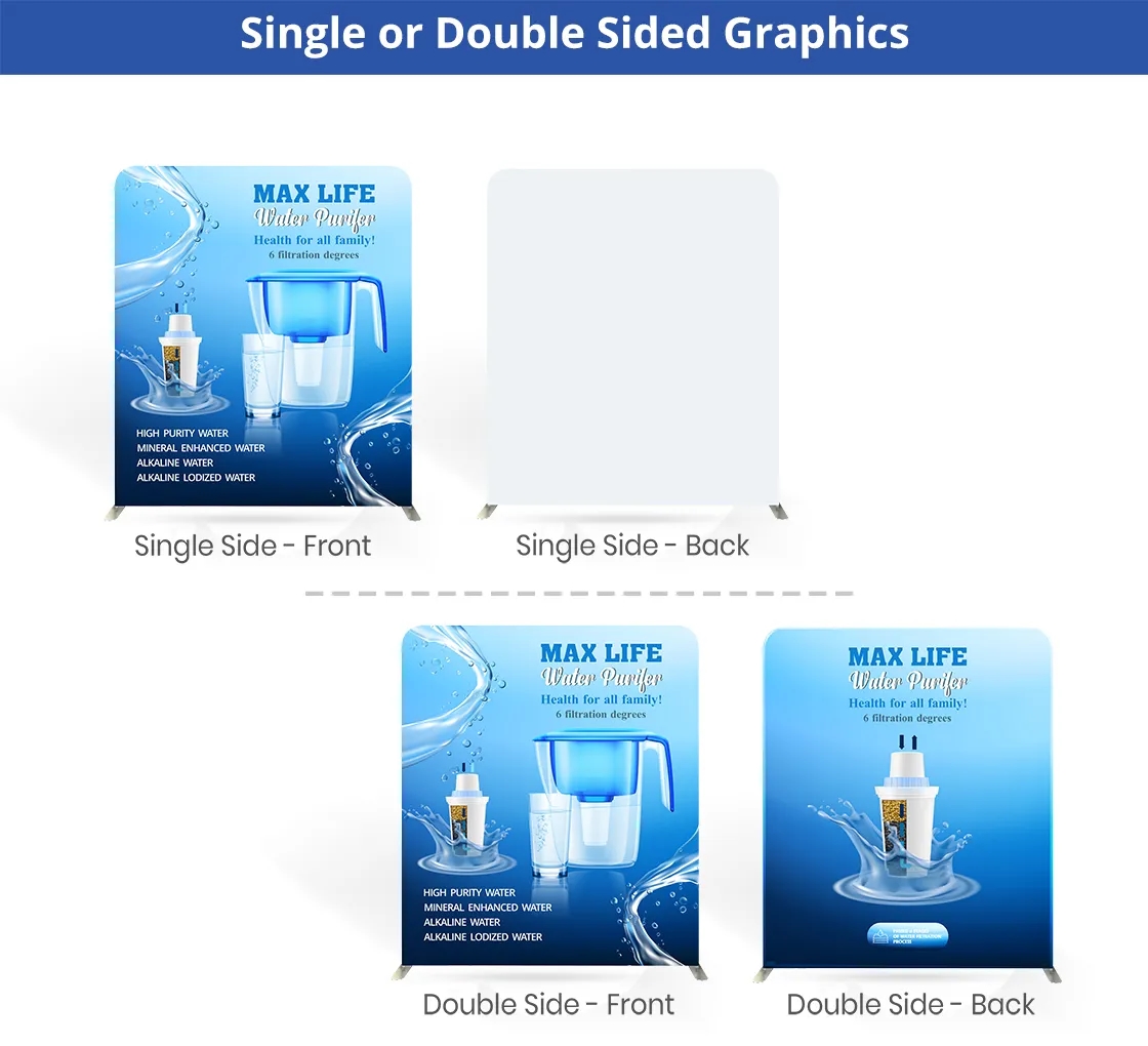 10ft Inline Trade Show Booth - Portable Display 10