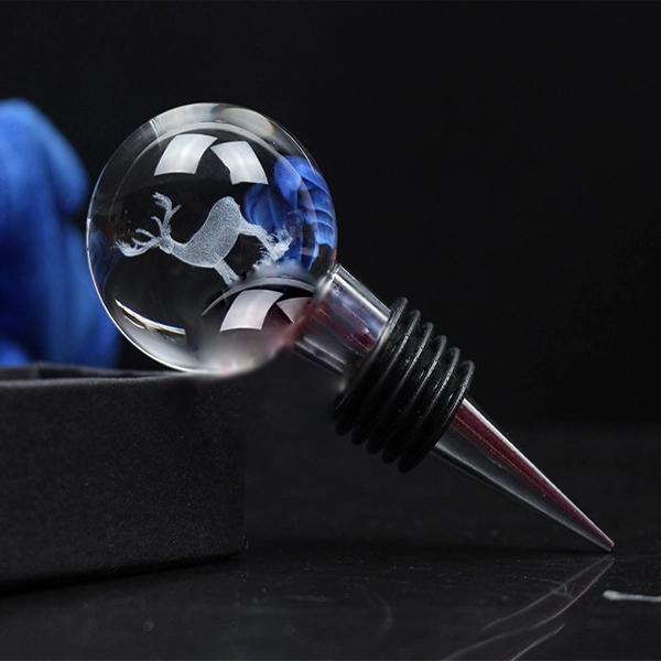 Crystal Globe Wine Stopper 7