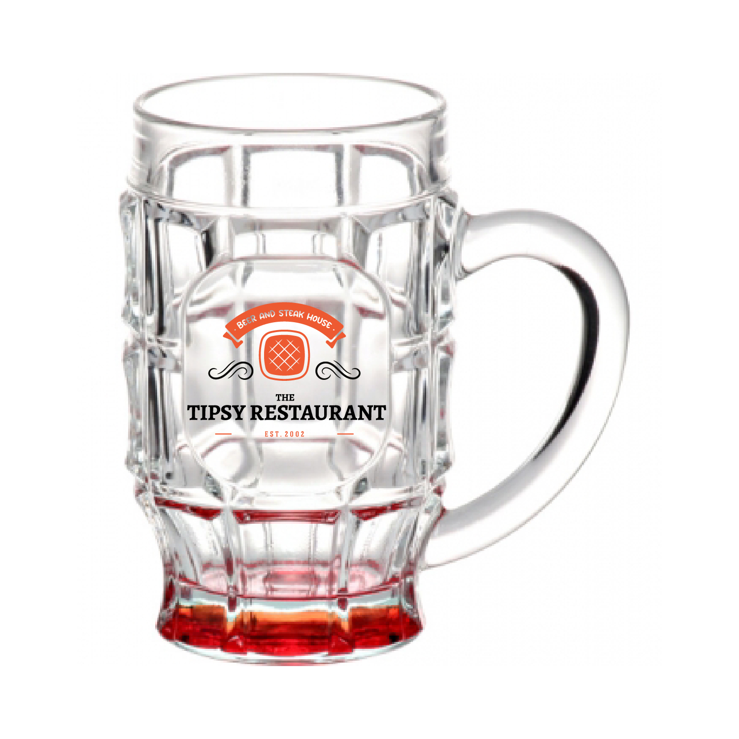17.75 oz. Beer Garden Glass Mug (2 Color Imprint) 3