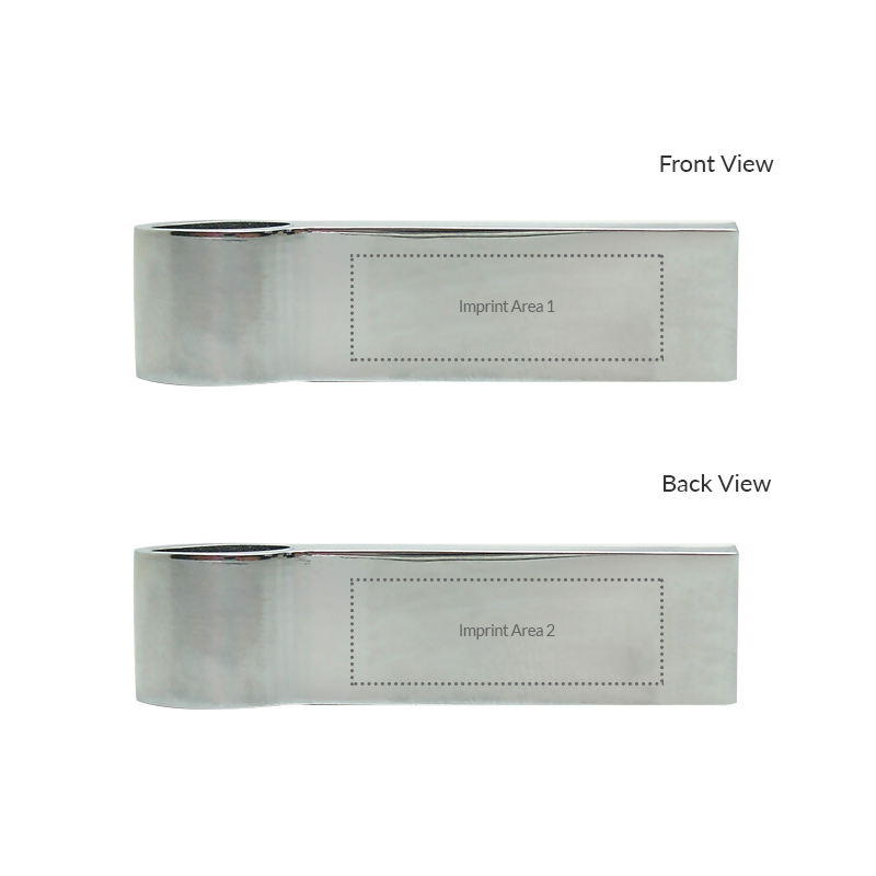 Metal Stick USB Flash Drive with Keyring 3
