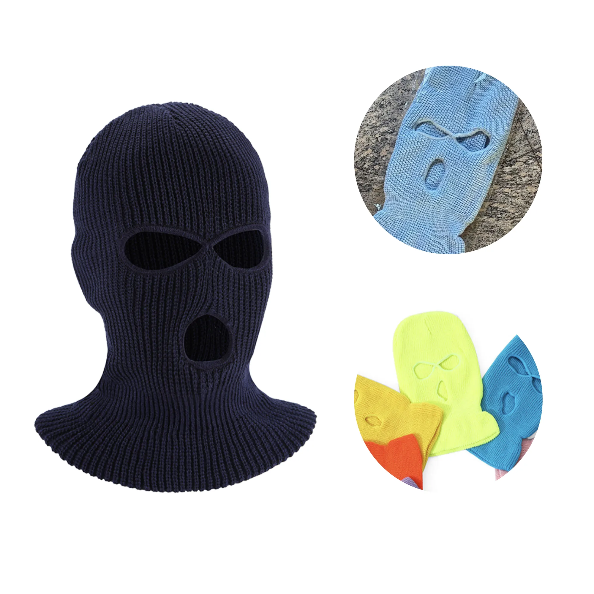 MOQ 10 PCS Knitted Face Mask 3