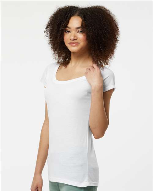 Women's Poly-Rich Scoop Neck T-Shirt - 243 31