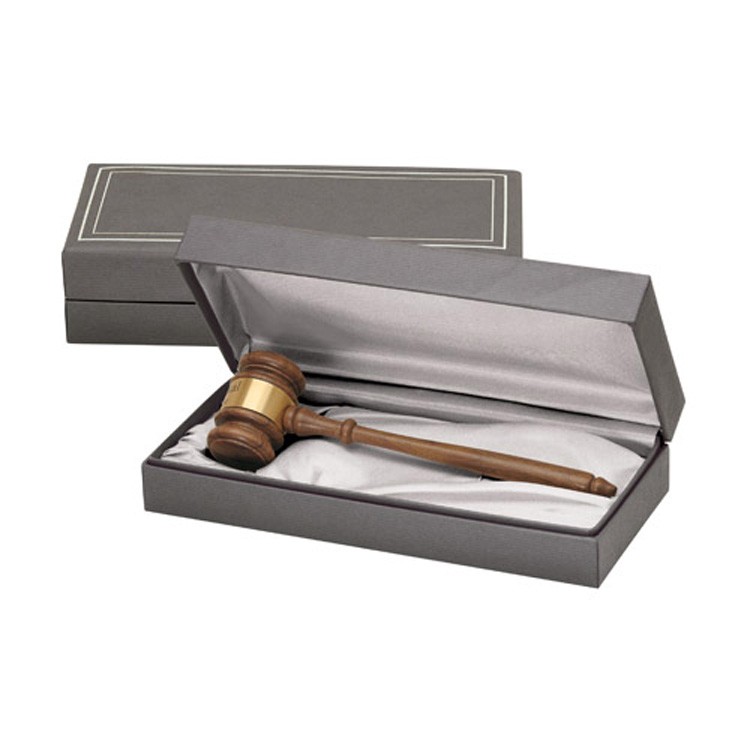 The President Gavel Presentation Set with 11" American Walnut Gavel 1