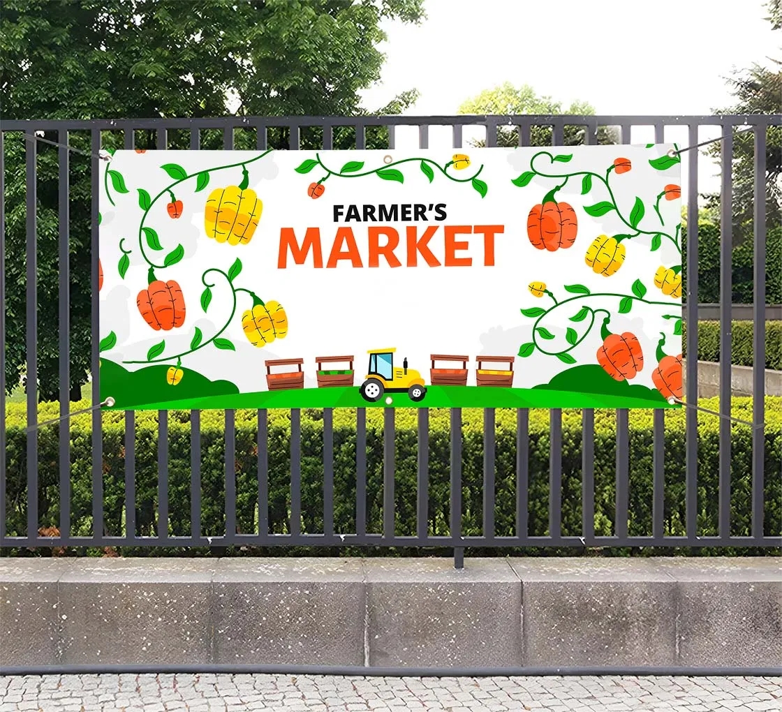 Custom Vinyl Banner - Ultra Strong Adhesive Tabs (1Ft x 1Ft) 2