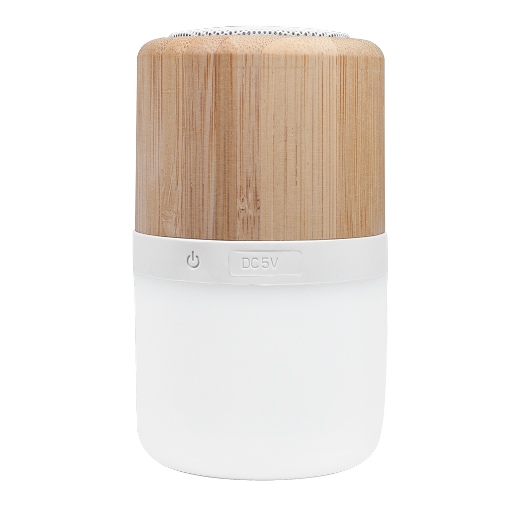 Bensley Bamboo Color Ambiance Nightlight Bluetooth Speaker