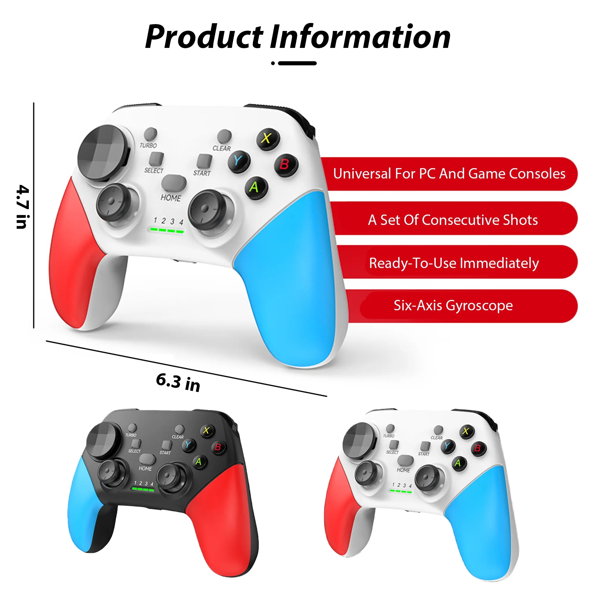 Universal Wireless Gaming Controller 7