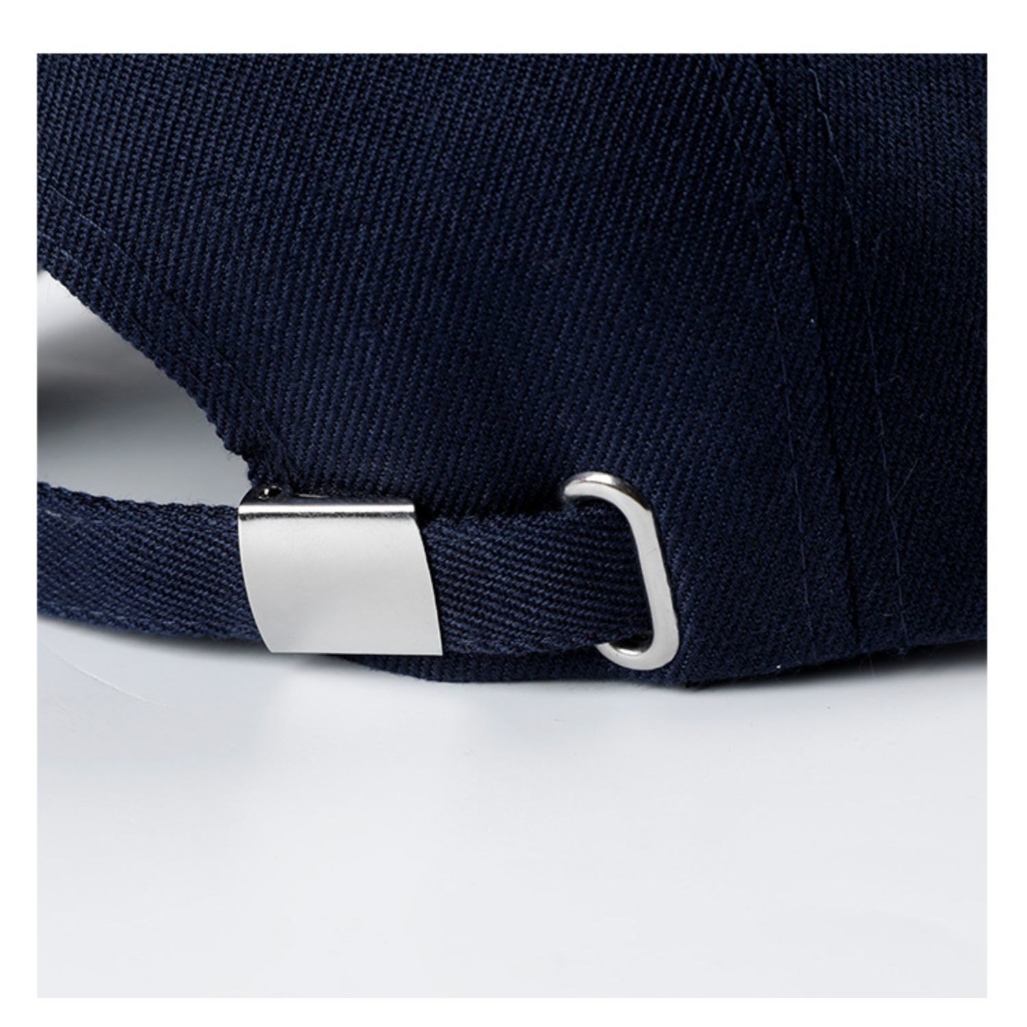 100% Cotton Full Color Mid-Striped Caps w/ Single Buckle 3