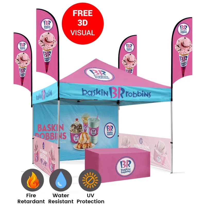 10'x10' Custom Tent Packages 5