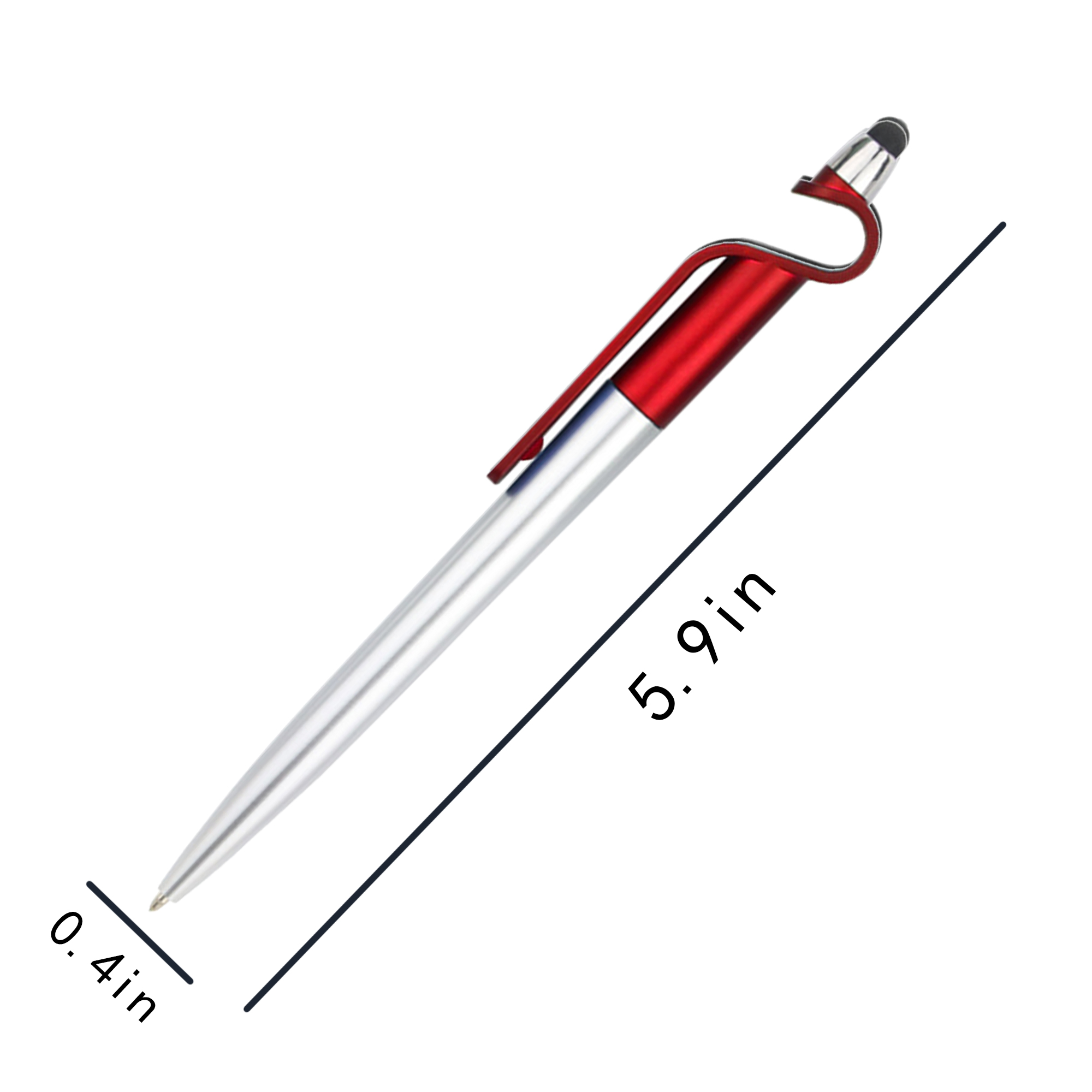 3-In-1 Ballpoint Pen With Phone Stand And Stylus 2