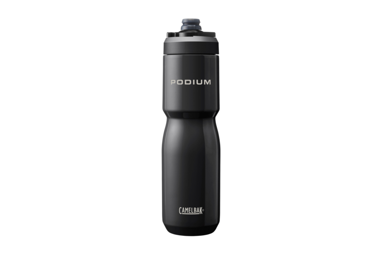 CamelBak Podium 22oz Insulated Stainless Steel Bike Bottle - Black, custom water bottle with logo imprint 2