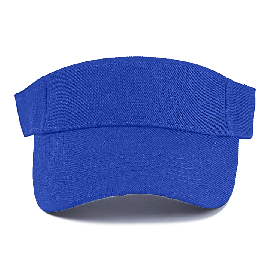 Kids' Stock Solid Color Polyester Visor - Sports Style 29