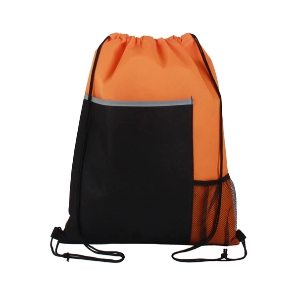 Non-Woven Pocket Drawstring Sports Pack 2