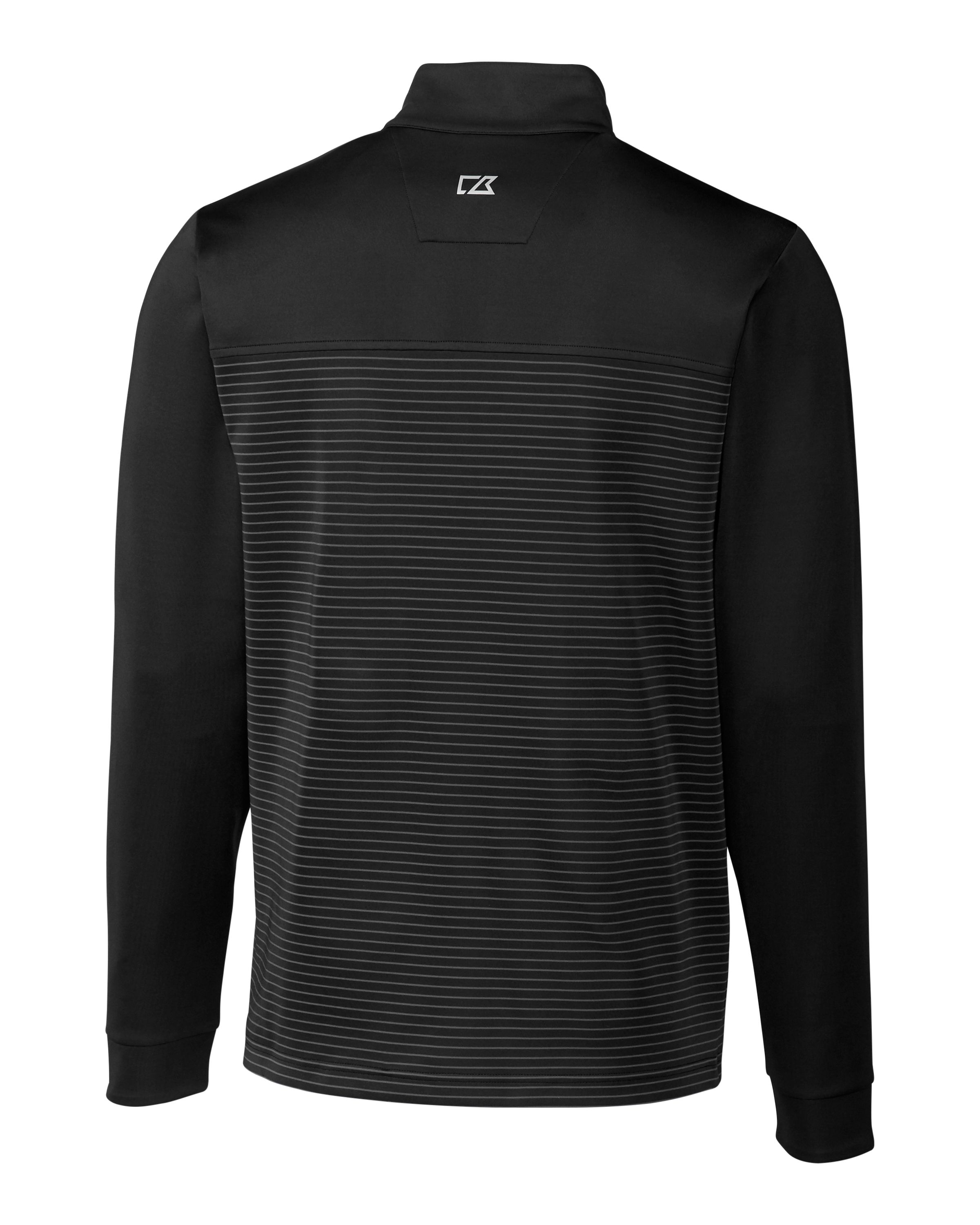 Traverse Stretch Eco Stripe Quarter Zip Mens Pullover