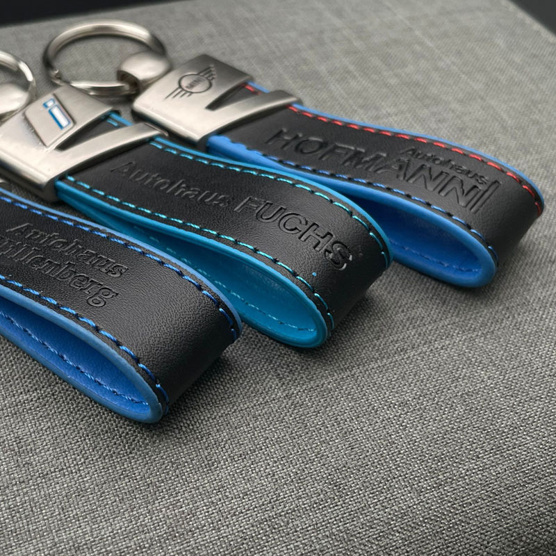Leatherette Auto Logo Key Chain 4