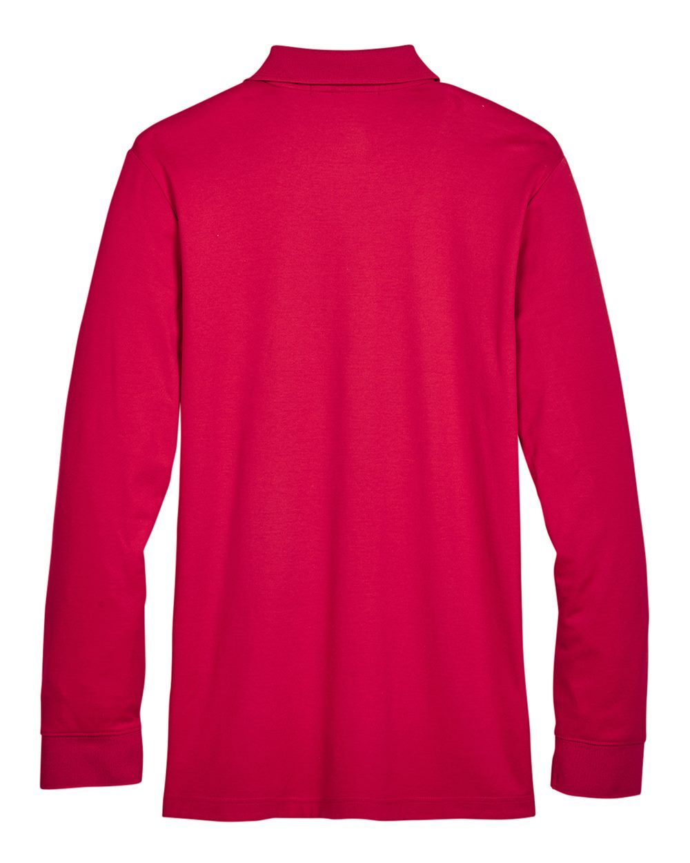 Men's Tall CrownLux Performance® Plaited Long Sleeve Polo - DG20LT 32