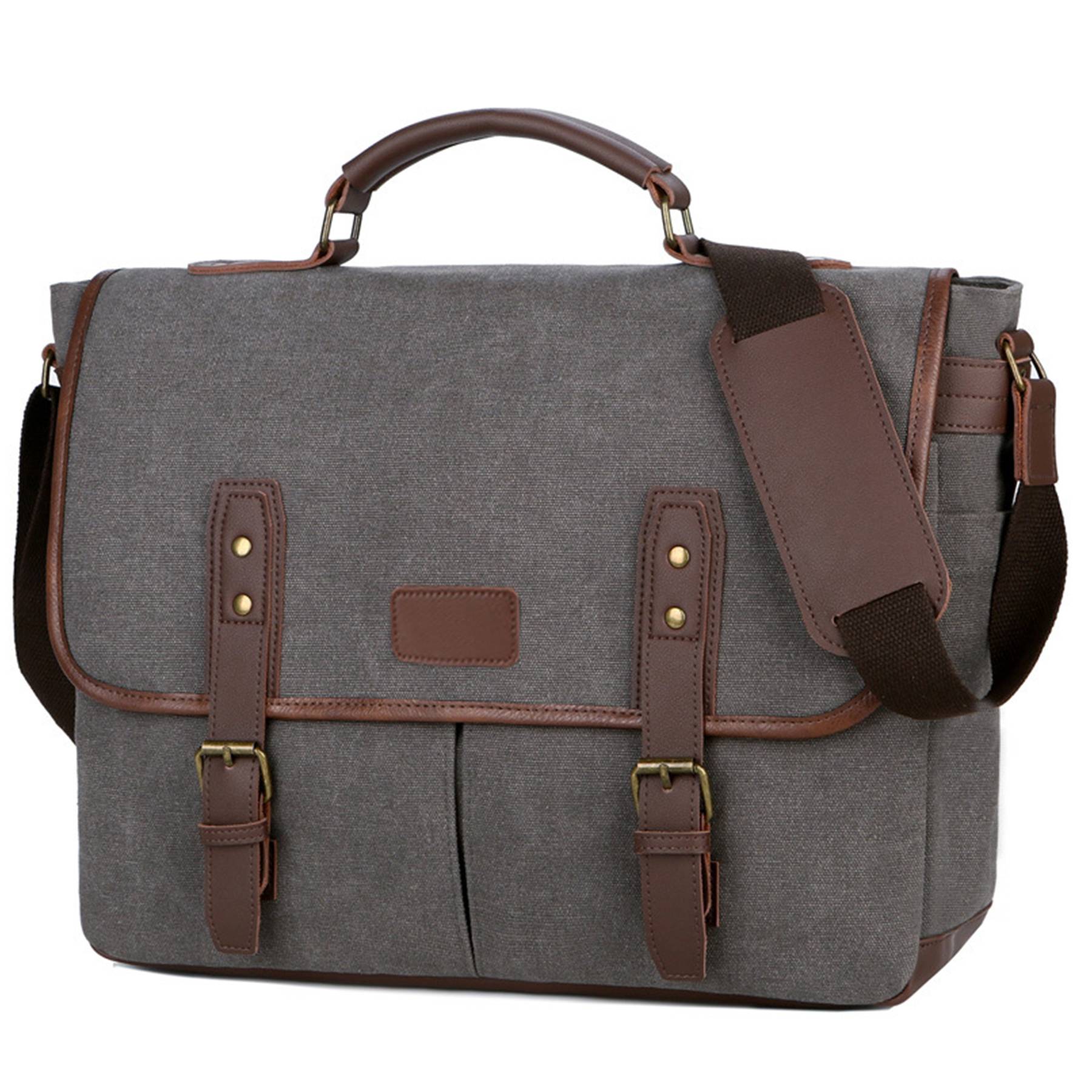 Cavas Vintage Men Briefcases Laptop Messenger Bag 9
