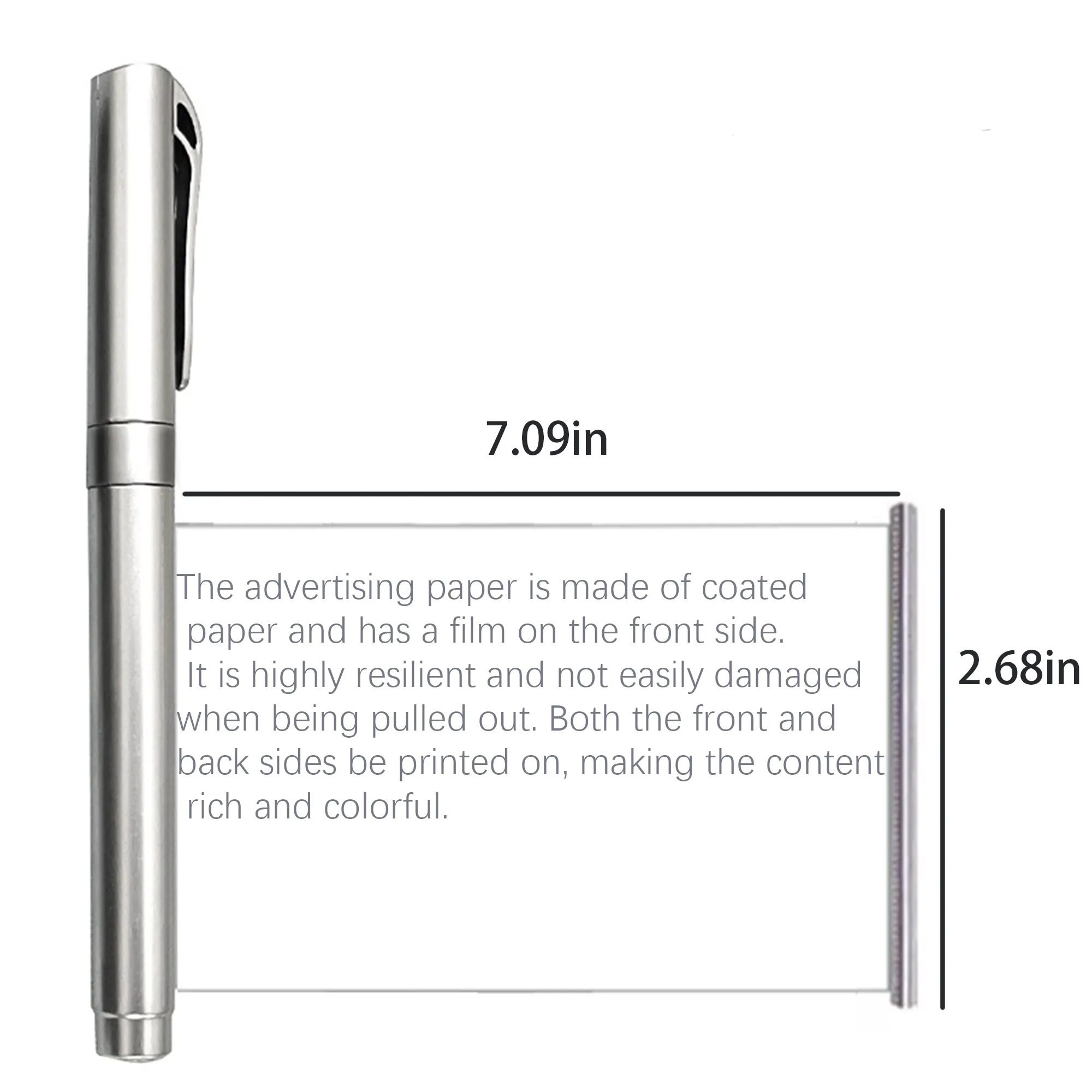 Printable Pull Out Ballpoint Pens Perfect For Ads And Gifts 4