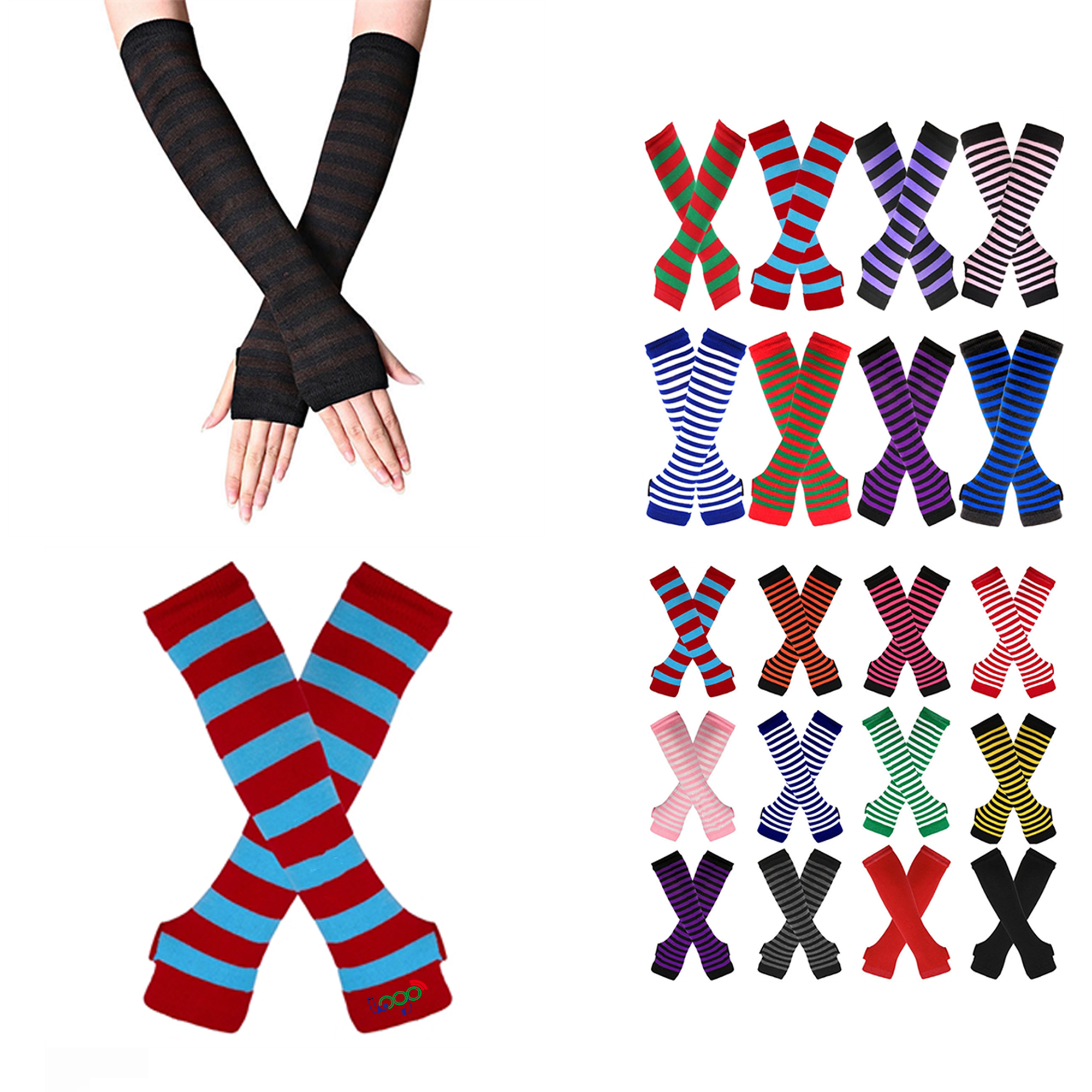 Comfortable Knit Arm Warmer Gloves 3