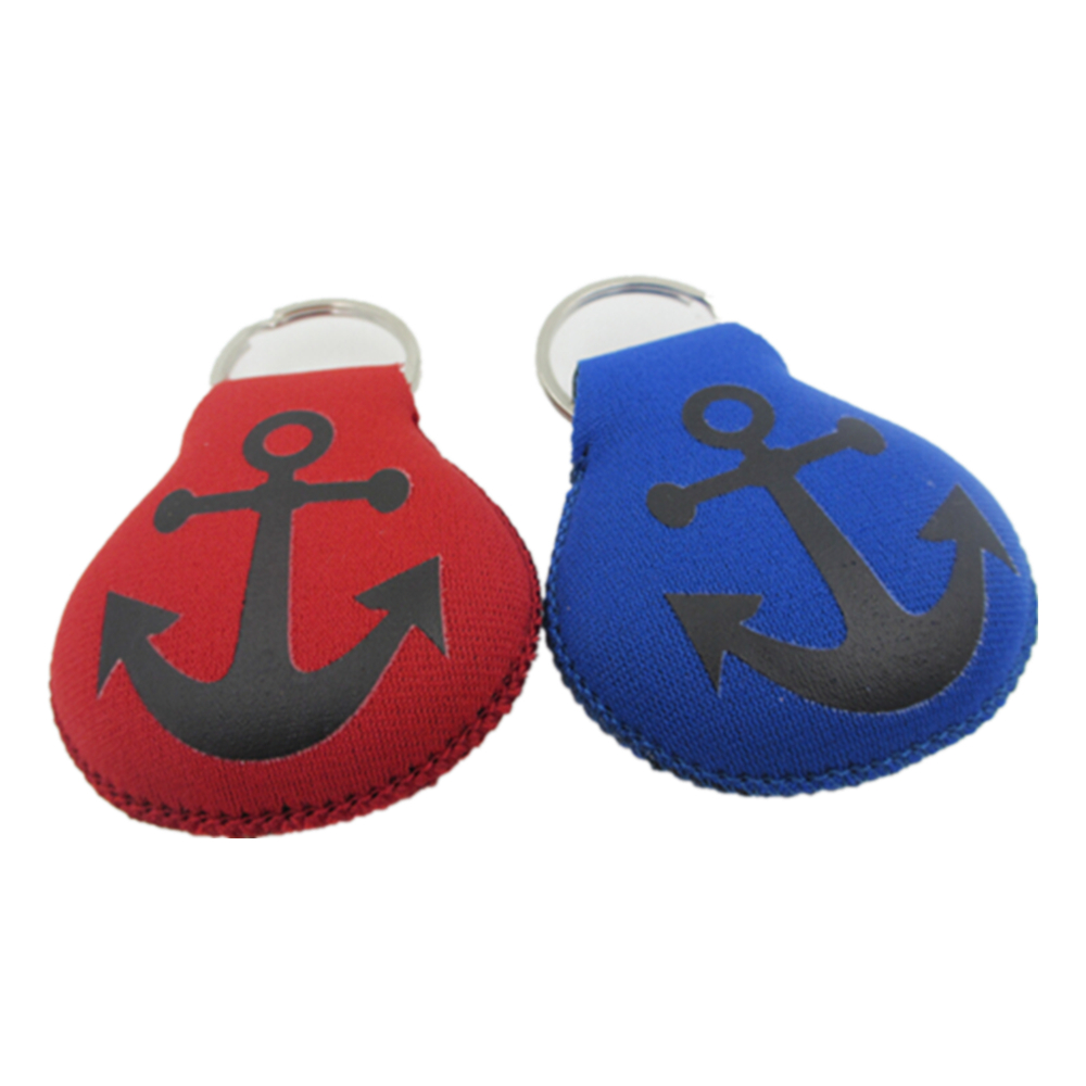 Neoprene Round Floating Key Ring Holder 2