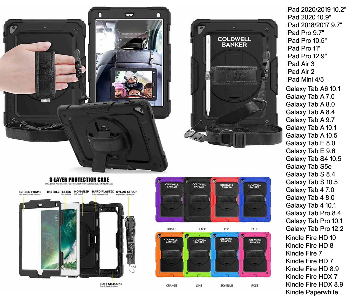 iBank ® iPad 10.2" Shockproof Case compatible with 9th/8th/7th 2021-2019 1