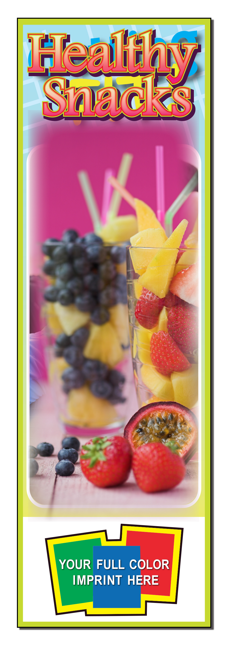 BOOKMARK - Healthy Snacks Bookmark 3